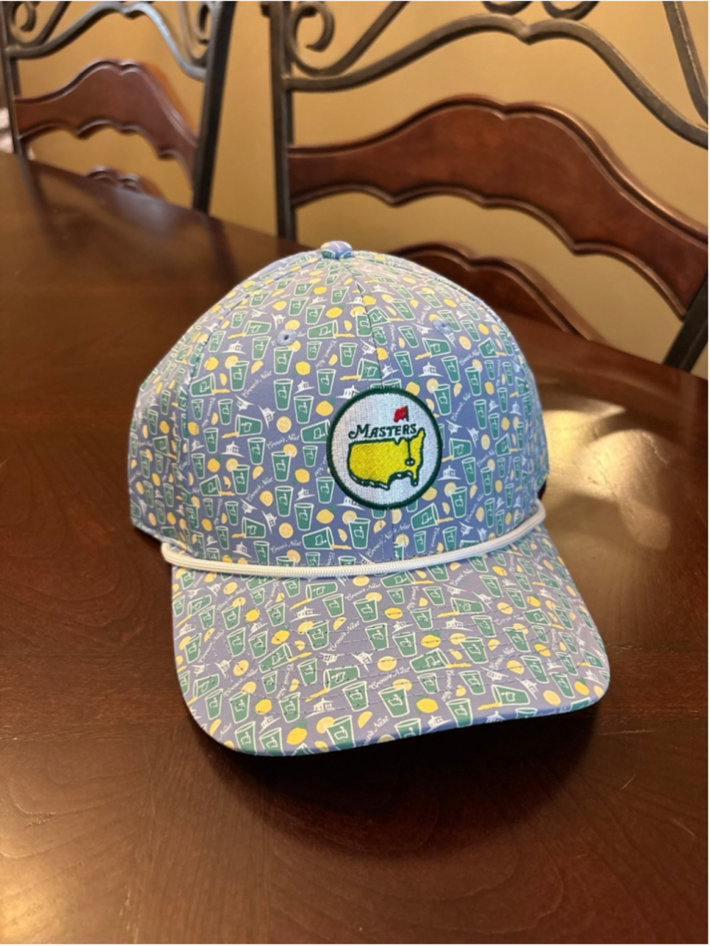 2026 MASTERS TOURNAMENT GOLF AUGUSTA NATIONAL HAT BLUE ADJUSTABLE